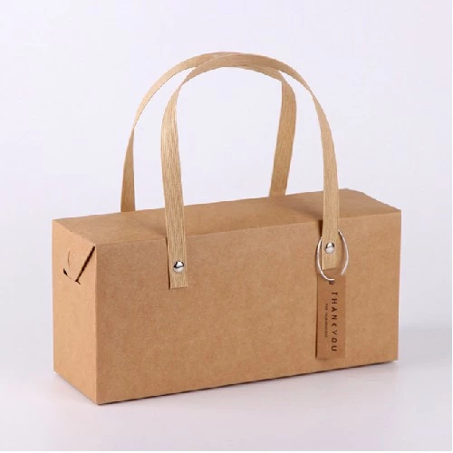 กล่องของขวัญ ของฝาก ของชำร่วย ใส่ขนม กล่องกระดาษสีน้ำตาล ถุงของขวัญ ปีใหม่ รับไหว้ เทศกาล สงกรานต์ ราคาถูก