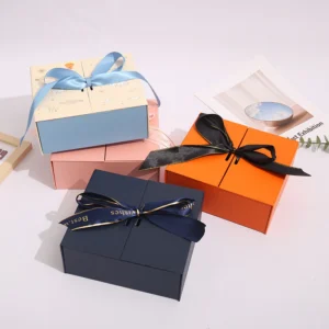 กล่องของขวัญ กล่องสำเร็จรูป ทรงสี่เหลี่ยมผืนผ้า ของขวัญ กล่องใส่เสื้อ กล่องใส่ของขวัญ